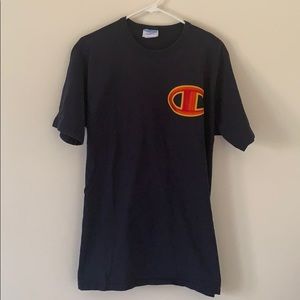 Men’s navy blue champion t shirt
